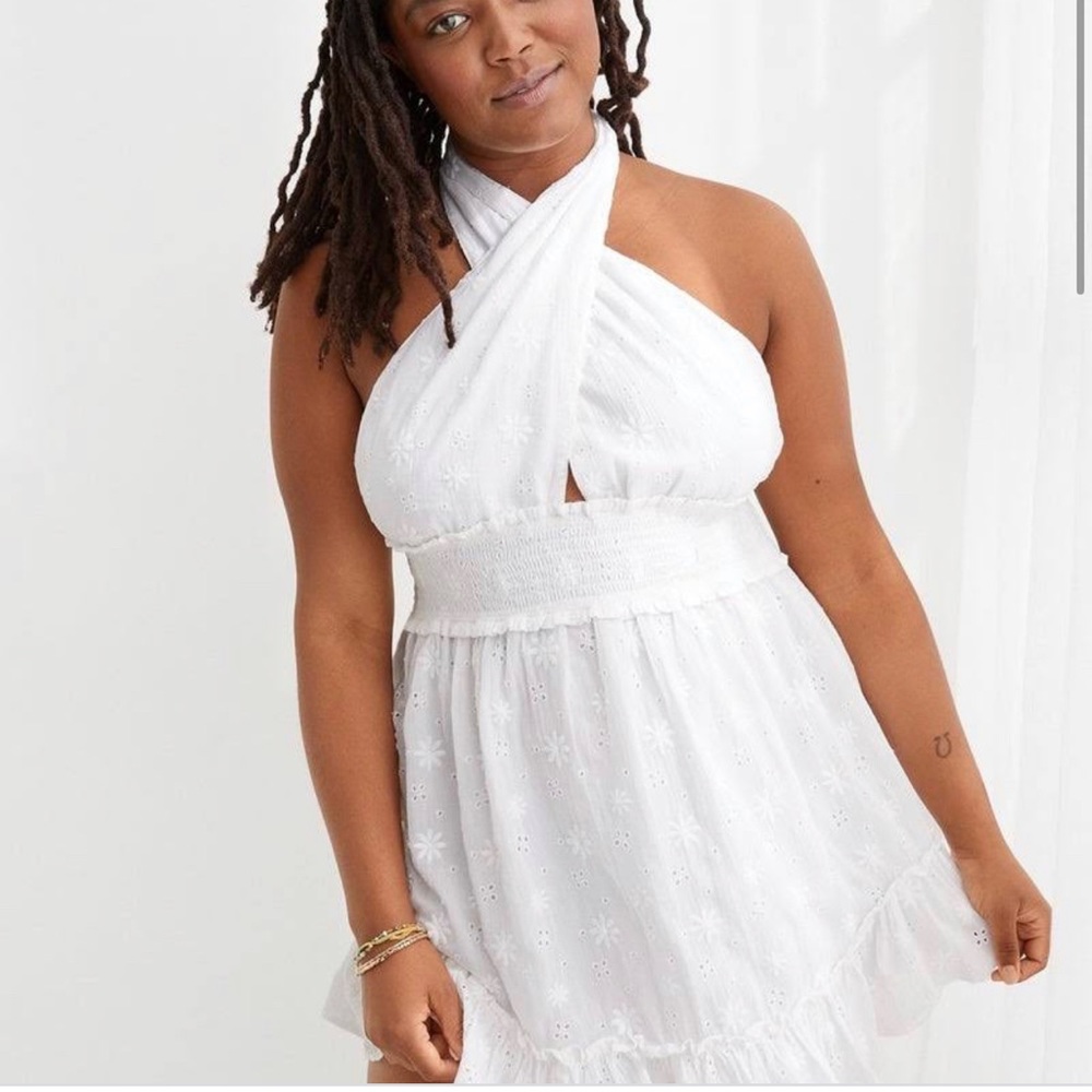 Aerie white dress